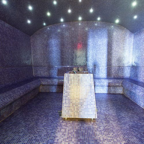 Hammam avec LED intégrés