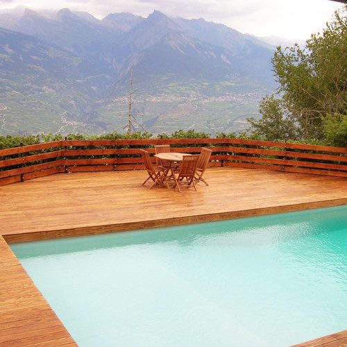 Piscine - Piscine extérieure sur terrasse