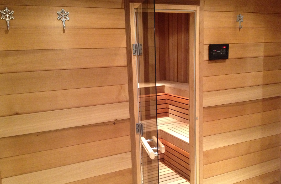 Espace détente, sauna traditionnel