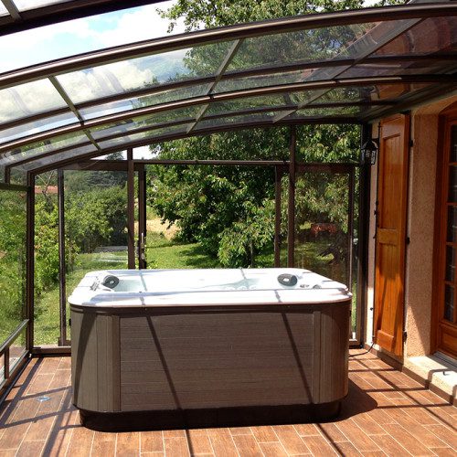 Verrières et vérandas - Véranda abri de spa amovible, Valais central