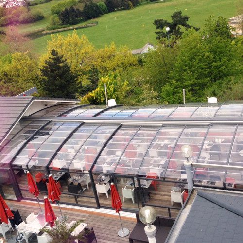 Verrières et vérandas - Véranda pour terrasse de restaurant