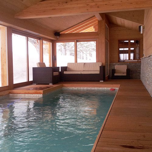 Piscine intérieure de chalet, Verbier