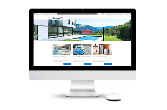 Le site internet de LAMATEC